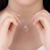1pcs Necklace + 2pcs Earrings Twisting Diamond Earrings  Girl Jewelry