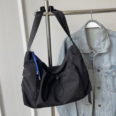 Lazer Grande Capacidade Cordão Bolsa Crossbody para Mulheres Nova Simples Viagem Bolsa Tote Nova Moda Masculina Bolsa de Ombro