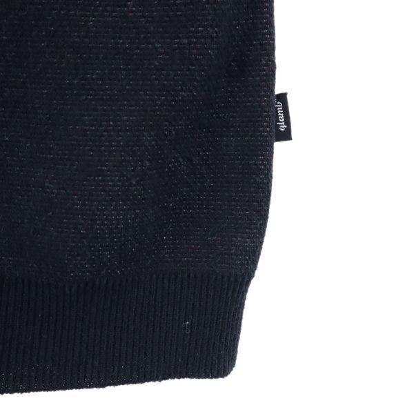 glamb made in Japan native pattern Long sleeve knit cardigan 2 Black Men's Used