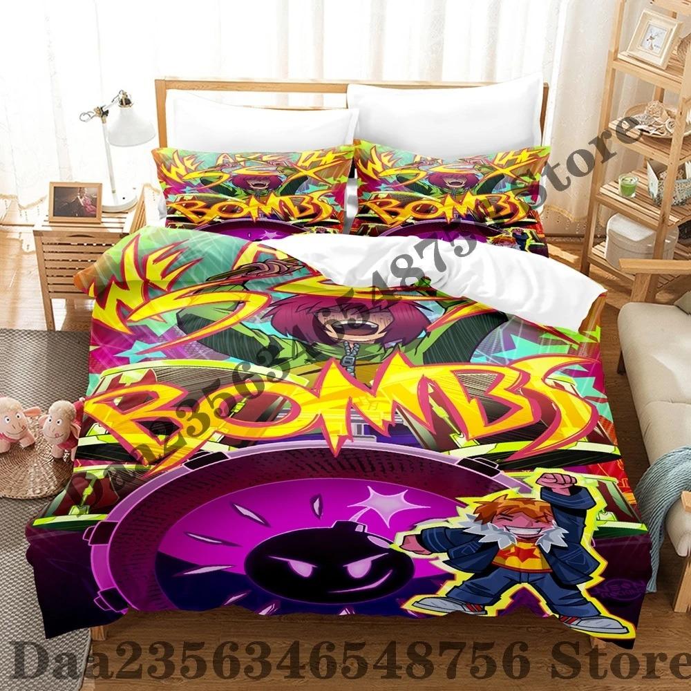 Scott Pilgrim Takes Off Bedding Set Single Twin Full Queen King Size Bed Set Adult Kid Bedroom Duvetcover Sets Bed Sheet Set