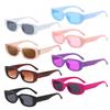 2026 Kleine Rechteckige Sonnenbrille Damen Retro Quadratische Brille 90er Vintage Sonnenbrille Trendig für Festival Party Dekoration