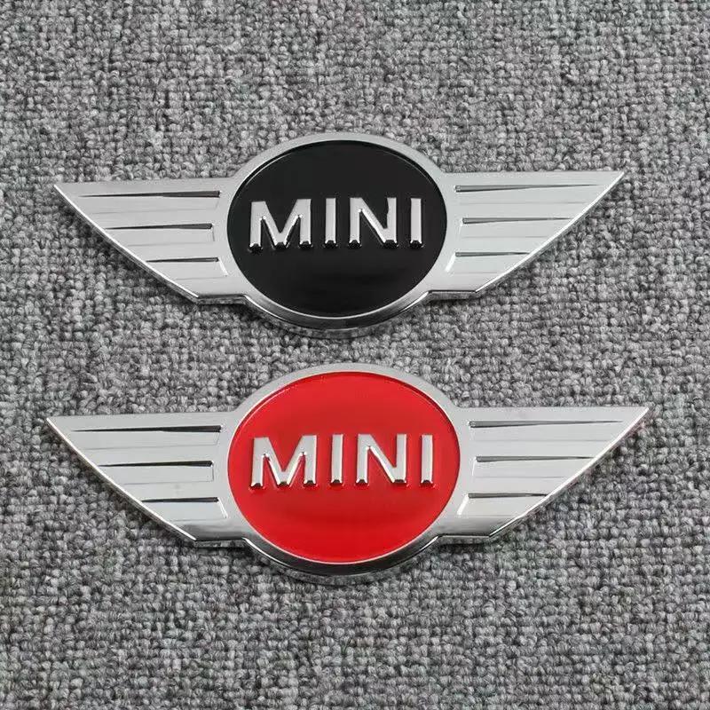 3D ABS Auto Styling Motorkap Embleem Sticker Refit Vervanging voor BMW Mini Cooper Logo R55 R56 R60 R61 Voorhoofd Hoofd Accessoires