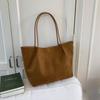 Simple and large-capacity retro tote bag women's new high-end fashion shoulder bag class commuter bag