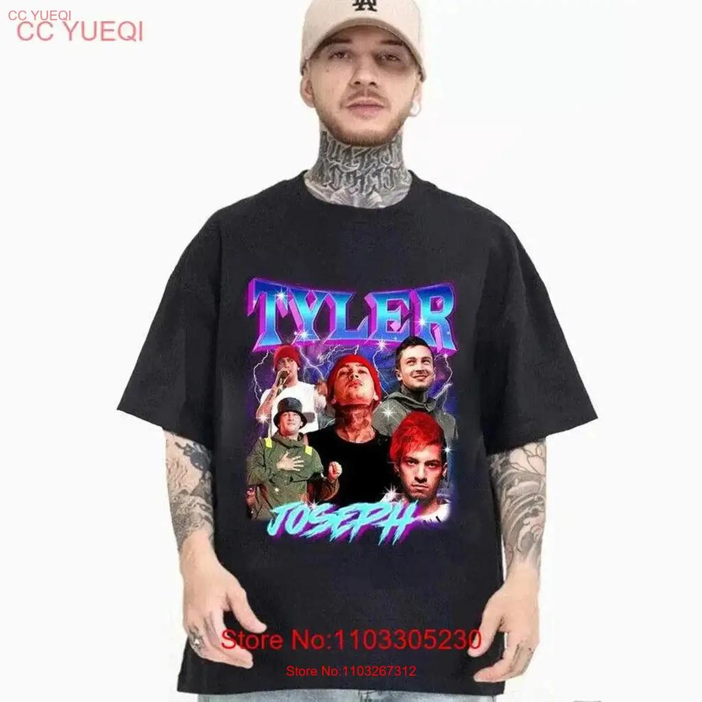 Tyler Joseph 90er Vintage T-Shirt Josh Dun Clancy Album Vintage Stilvolle Mode Atmungsaktiv Grafikdesigner Kleidung