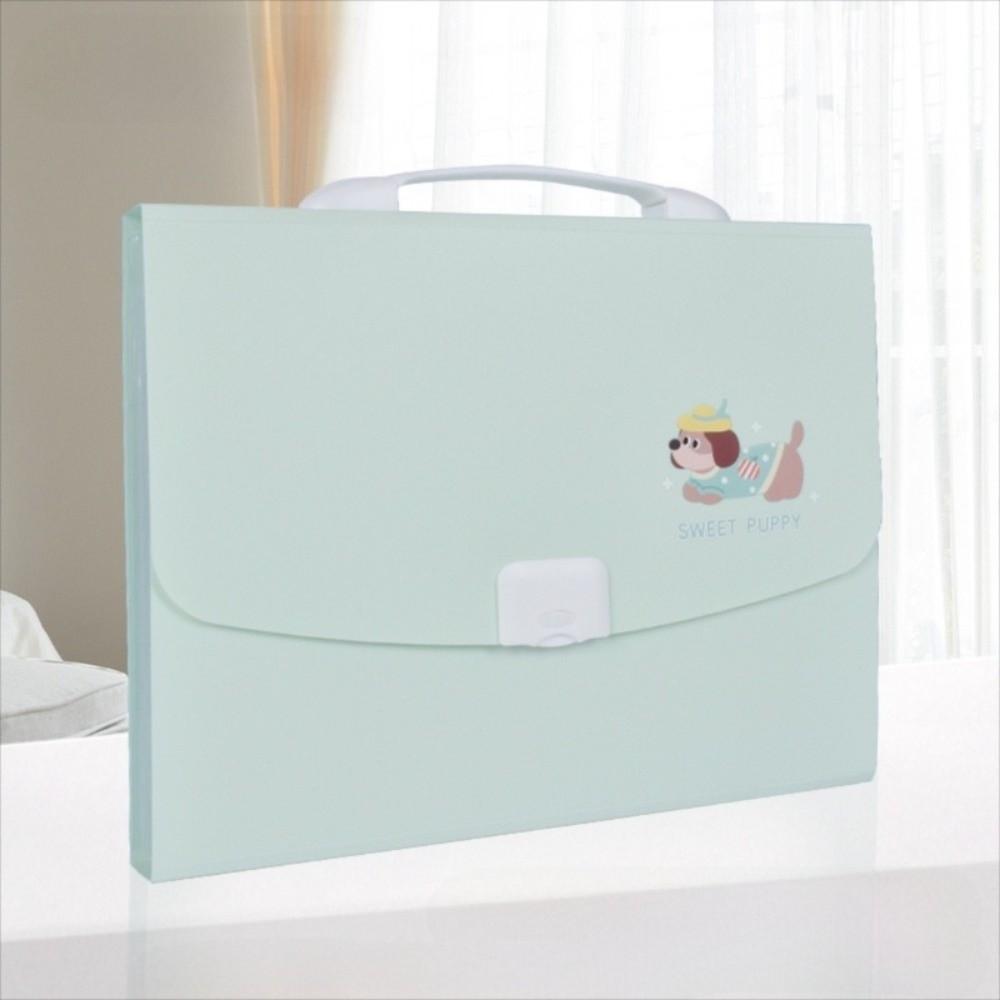 a4 Size Expanding File Folder 13 Pockets Portable Organ Bag  Student Use