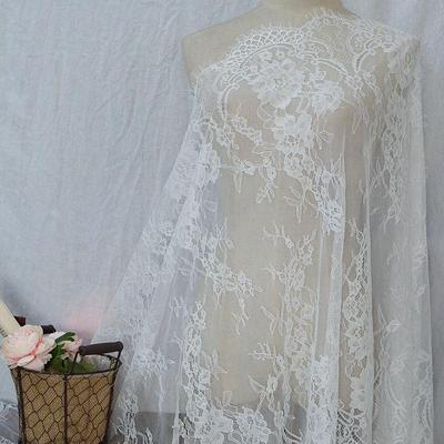 3 Meters Lace Trim, WM,Exquisite Beautiful Eyelashes Lace Trim DIY Clothing Sewing Accessories Wedding Materials Fabric