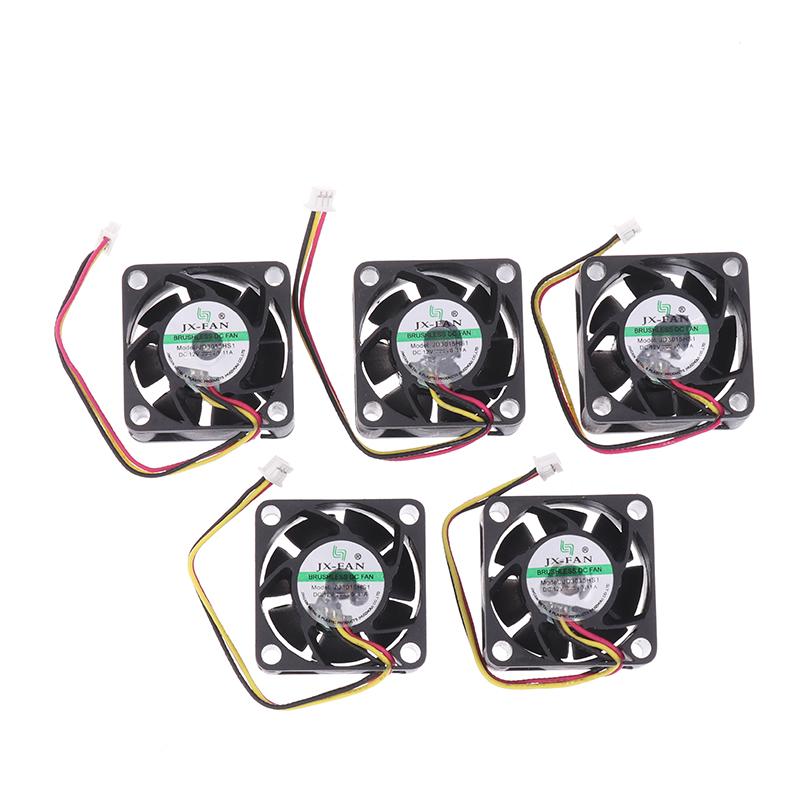 

1/3/5 шт. 3015 Миниатюрный бесшумный вентилятор DC12V 0.11A 3 контакта 30X30X15 мм Серверный квадратный охлаждающий вентилятор DIY аксессуары 5PCS