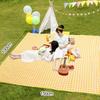 Hariumiu Outdoor Picnic Blanket Large Waterproof Non-Woven Fabric Picnic Mat Foldable Camping Beach Mat Portable Lightweight Picnic Supplies