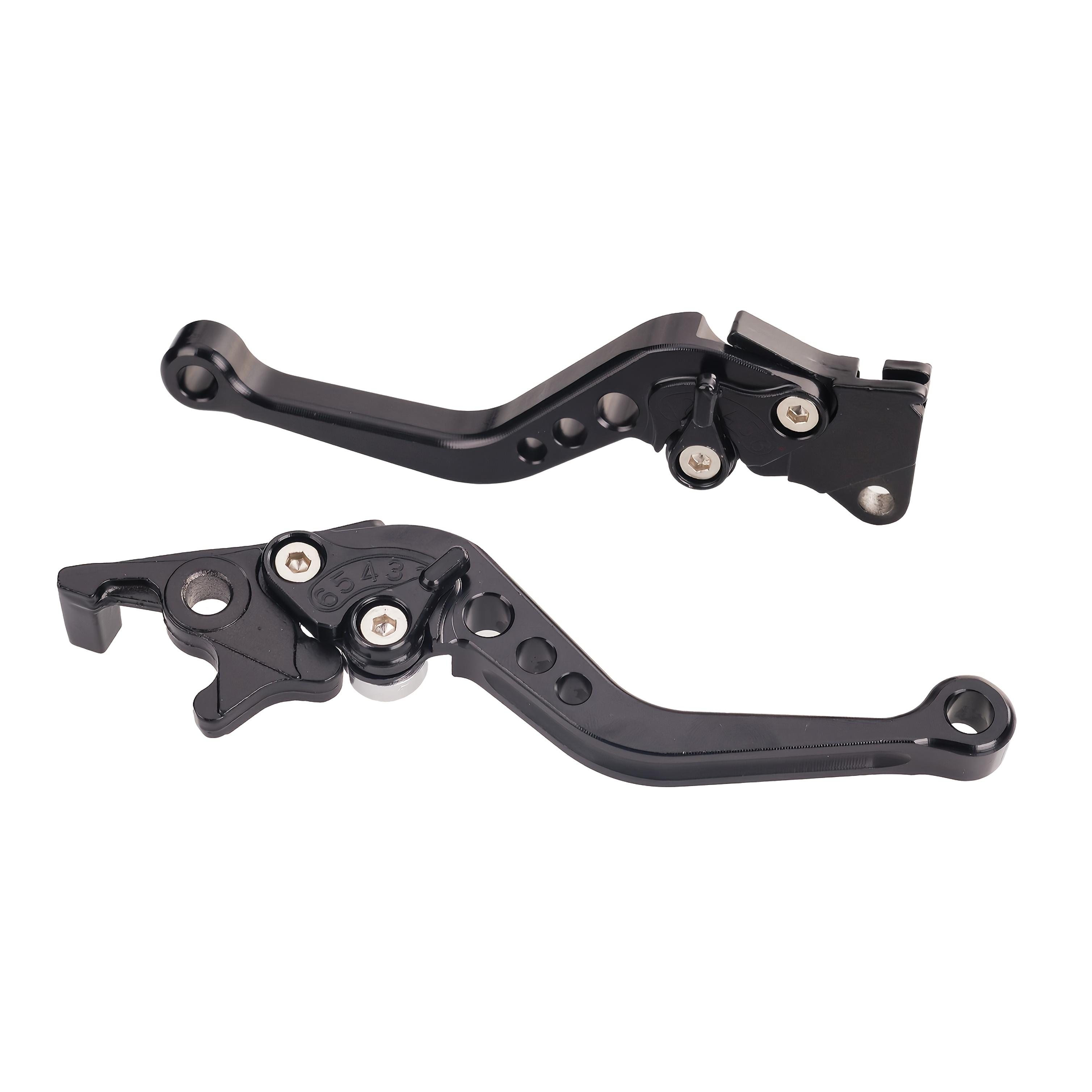 Universal Motorcycle Adjustable Brake Clutch Levers CNC Motorbike Brake Lever Handle Bar Motor Grips Brake Lever Modified Parts Black Brake Handle