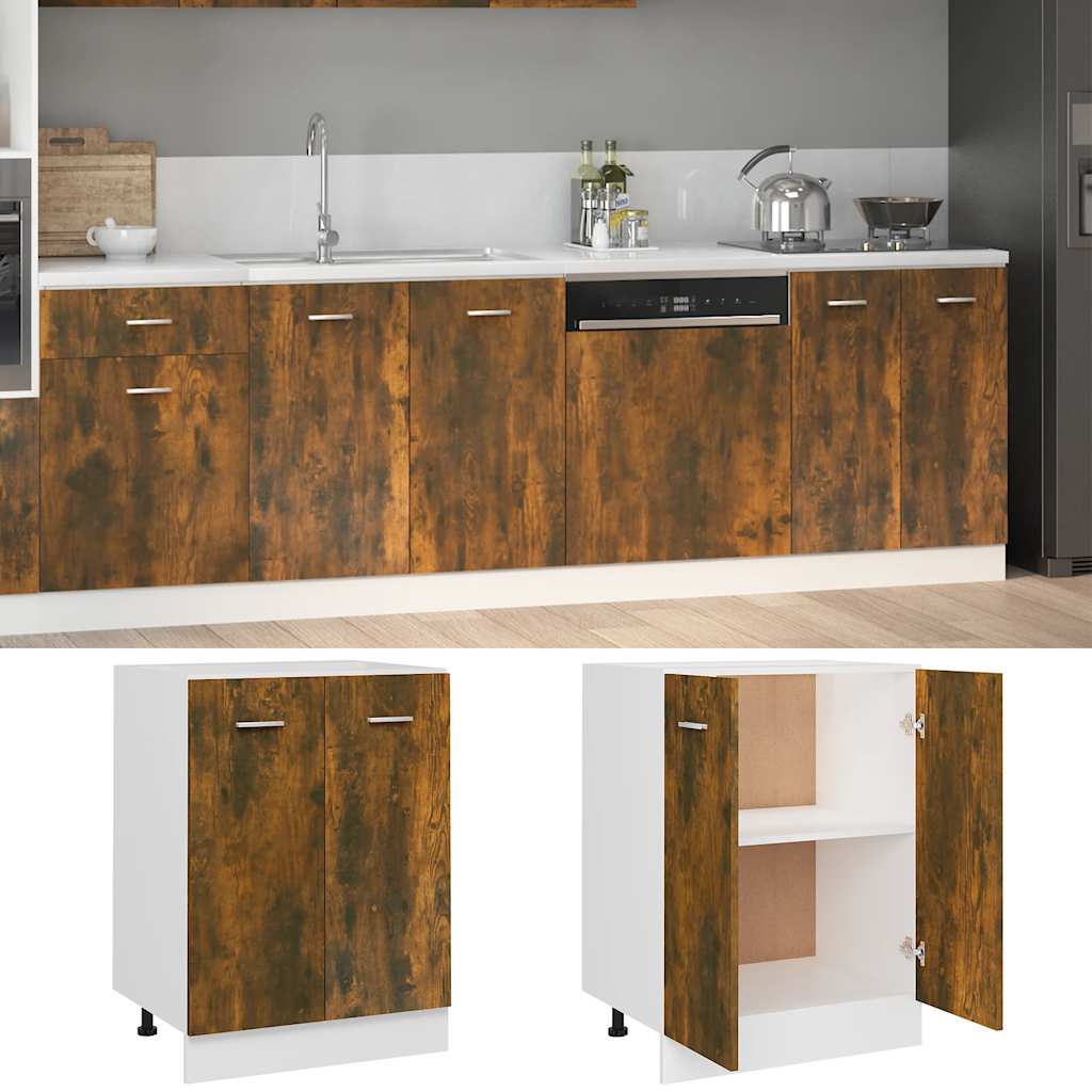 Lyon Under Cabinet Smoked Oak 60 X 46 X 81.5 Cm Particleboard