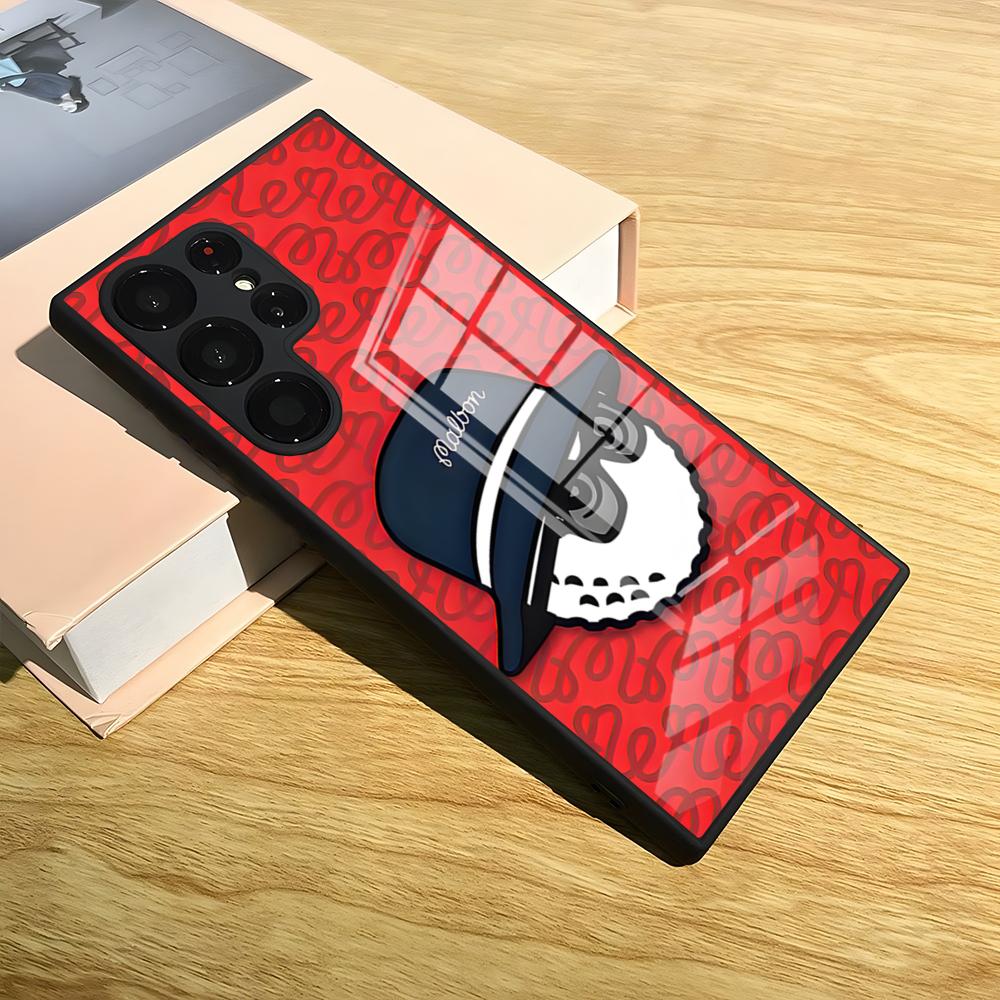 

M-Malbons G-golf Phone Case For S25 Ultra Samsung S26 S24 Fe S22 S20 S23 21 Plus A54 A34 A53 A16 Glass Cover Samsung s21
