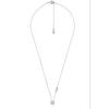 Used MK Logo Necklace Silver