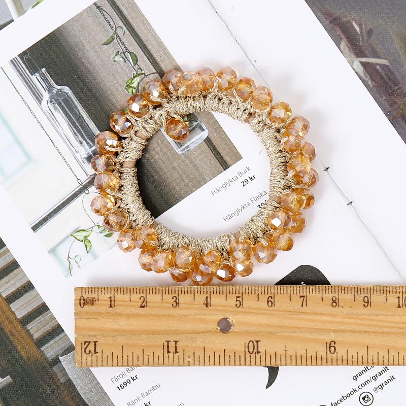 1pc Rhinestone Beaded Hair Tie Women's Hair Accessories