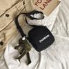 Japanese Style Canvas Shoulder Bag for Women Mini Crossbody Purse Simple Street Style Handbag KTB