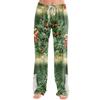 Women's Christmas Print Casual Pants with No Pockets for Holiday Lounging and Everyday Wear