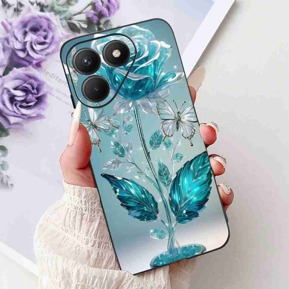 ShockProof Silicone Case For Tecno Pova 7 4G Cover Soft TPU Cases for Tecno Pova 7  Pova7 Neo 4G LJ6 Phone Cover Coque