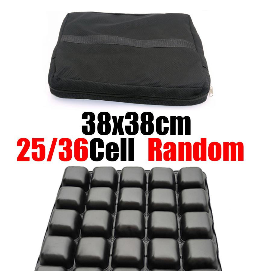 43x43cm Motorcycle Pad Shockproof Comfortable Breathable Passenger Air Seat Cushion Universal Inflatable Cover Mat Accessories