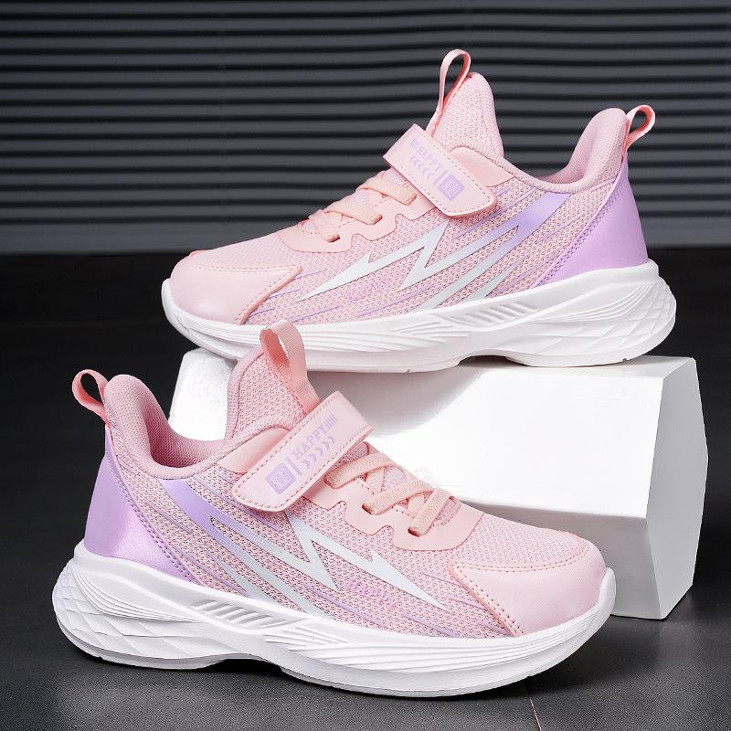 Nové dětské boty Jarní a letní chlapecké síťované boty Prodyšné sportovní boty Ohňostroj dětské boty