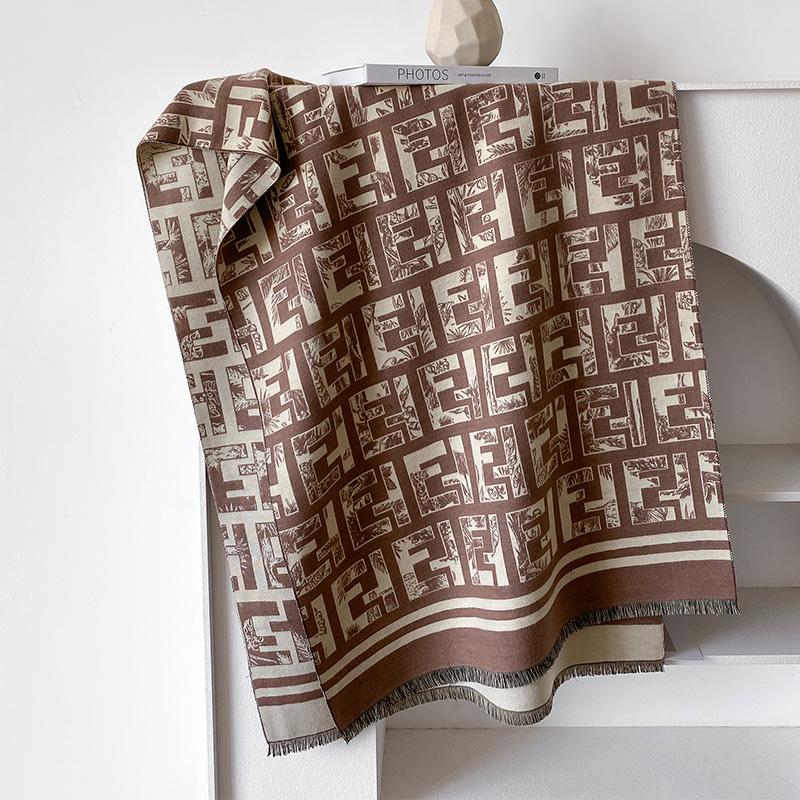 Luxury Thick Blanket Shawl Winter Warm Print Cashmere Scarf Women Wraps Bufanda Pashmina Female Travel Poncho Stoles