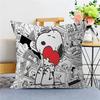 Cartoon S-SnoopyS Dog Cushion Cover Car Throw Pillow Case For Sofa Car Christmas Gift 40x40cm 45x45cm
