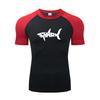 New Trendy  Print Compression Shirt Men's Running T-Shirt Gym Sports Quick-Drying Shirt Outdoor Cycling Jogging Training Top 849