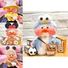 Adorable 30cm Lalafanfan Cafe Mimi Yellow Duck Costume Plush Toy For Home Decor