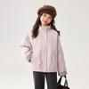 Girls' Stand-Collar Padded Thermal Jacket