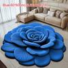 Special-shaped Flower Carpet Non-slip Soft Peony Floor Mat Absorbent 40x40cm/60x60cm Blanket for Living Room Tea Table Bedside