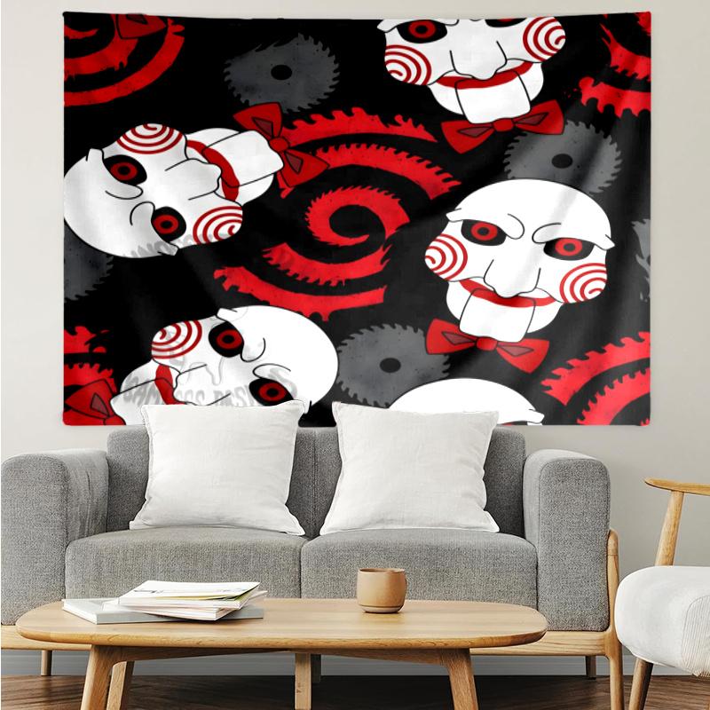 Saw Movie Wall Hanging Tapestry Wall Cloth Tapestries Decor Wall Bedroom Decoration
