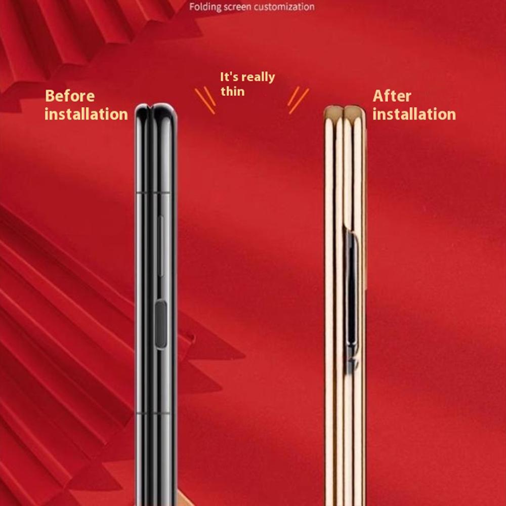 For vivo X Fold3 Case PU Leather Hard PC Folding Phone Cover