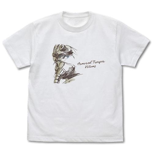 

[Official] COSPA Armored Trooper Votoms Kiriko Eye-Catching Illustration T-Shirt WHITE L Size