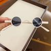 Round Baby Sunglasses Trendy UV Protection Glasses for Boys Girls Children Fashion Cute Sun Glasses for Kids Aged 0-3 Years