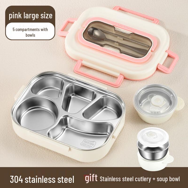 Ru Han Ke Microwaveable Stainless Steel Insulated Lunch Box