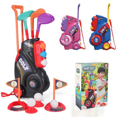 Kids Golf Set with Cart Toy Golf Clubs Balls And Mat Indoor Outdoor Golf Game for Boys Girls Halloween Christmas Thanksgiving