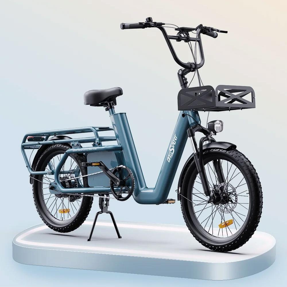 OneSport OT01 Electric Bike Cargo E-bike 650W 20 Inch Tires 48V 27AH 1296Wh Support APP Hydraulic Disc Brakes LCD Display