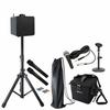 Belcat BWPA-40W 40W Wireless Portable PA System with Channel Switching, Expansion Set Lite (Includes 2 Wireless Microphones, Wired Microphone, Tableto