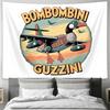 Retro Style Decorative Wall Hanging Creative Bomb Bird Art Tapestry