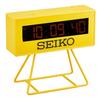 Seiko Clock SQ815Y Digital Mini Timer Clock, Yellow, 93 X 104 X 45mm