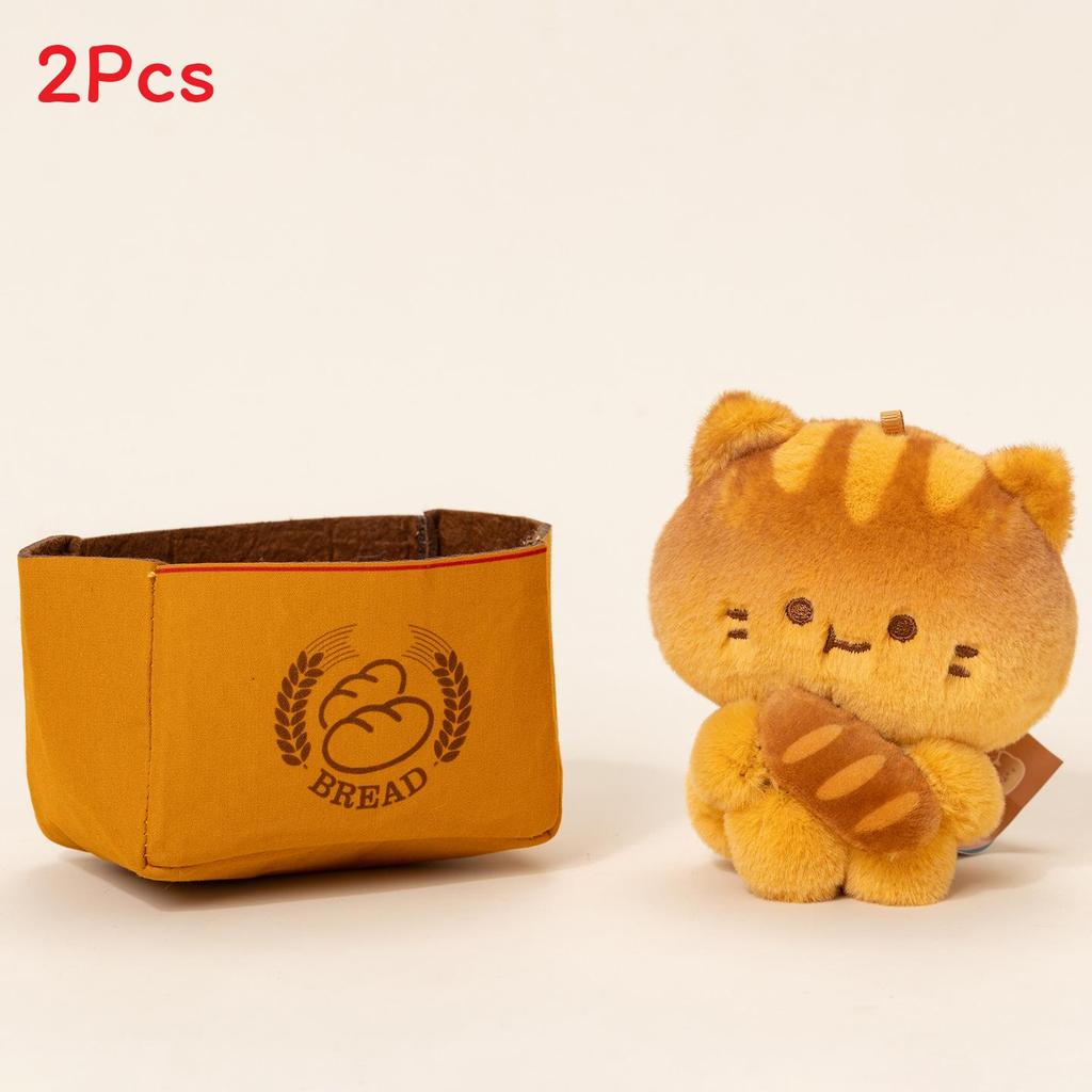 Classic Cat Plush Toy Car Pendant With Pp Cotton Filling For Car Decor And Collectors