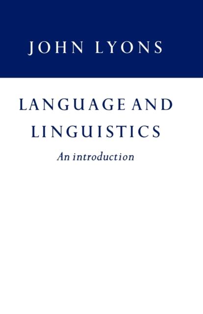 The Language and Linguistics Book