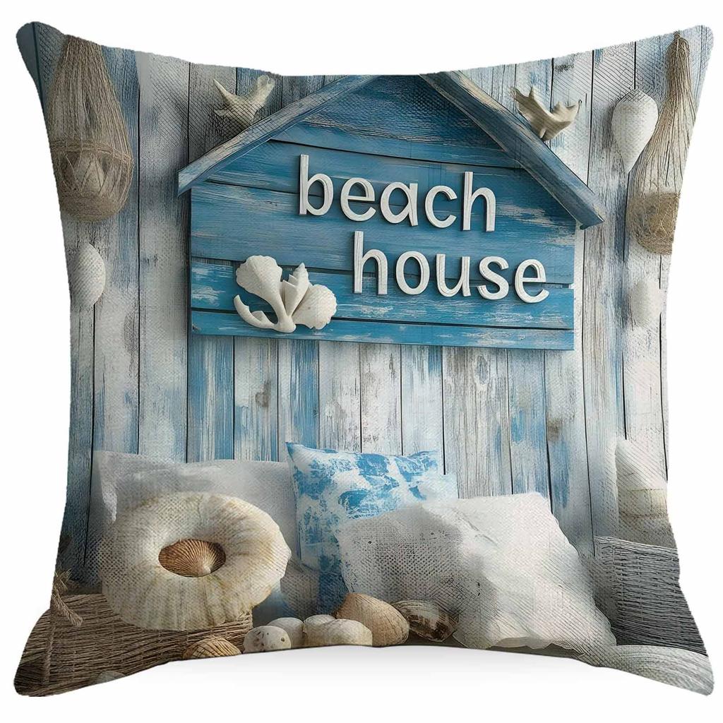 Explosive Coast Beach Pillow Case Summer Home Sofa Cushion Pillow Case
