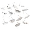 20pcs 316L Stainless Steel Geometric Earring Stud Earring Posts Connector Fashion Styles DIY Jewelry Making Findings Accessories