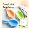 Food-Grade Silicone Spoon for Soup, Jam, and Stirring - Kid-Friendly