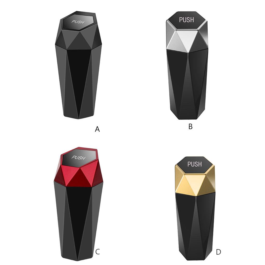 Samochodowy szczelny kosz na śmieci Biurowy hotelowy kosz na śmieci z pokrywą Przenośny pojemnik na odpady Kosz na śmieci Automobilowy samochodowy Czarny