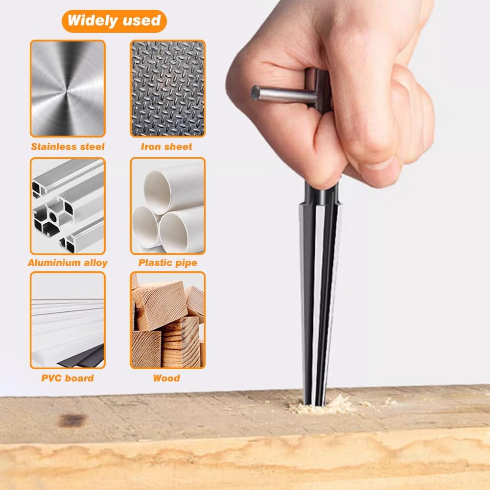 3-13/5-16mm výstružník otvoru pro kolík kobylky, sada výstružníků s T-rukojetí, kuželový výstružník, ruční výstružník s T-rukojetí pro otvor pro kolík kobylky