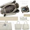 Featured In Oggi Magazine April Tote PU Leather Elegant Square Bit 171033 [Gussio Italy] Issue 2-Way Bag, High-End Look, Handbag, Shape, Detail,