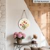 2D Flat Retro Aluminum Wall Stickers, Available In Various Sizes. Tulip Thank-you Decoration for Teacher's Day. A Gentle Floral Style, Perfect for