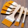 10Pieces Small Paint Brushes with Soft Bristles and Wood Handle Include Gloves for Wall Cabinets Fence and Touch Up