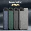 For iphone 16E 16 E PU Leather Car Magnetic Holder Silicone Back Cover For iphone SE 4 2025 Built-in iron Protection Phone Case
