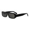Rectangular Acetate Sunglasses Women Sunglasses Black CL40335I-01A